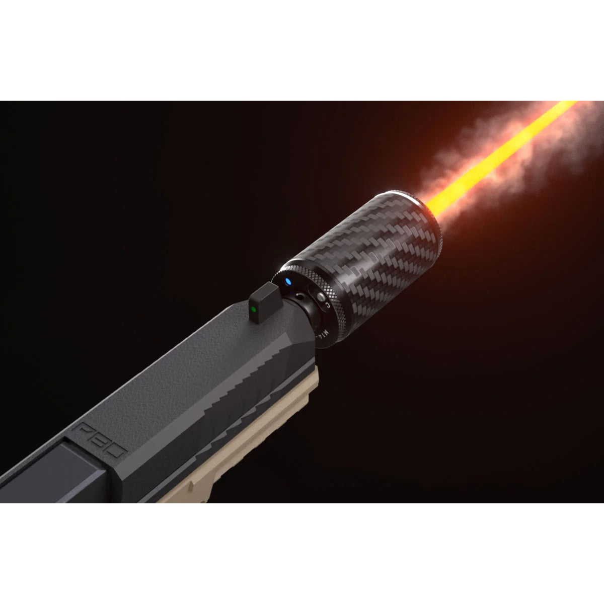 Eshooter Flare Carbon Fiber Tracer Case - BLACK