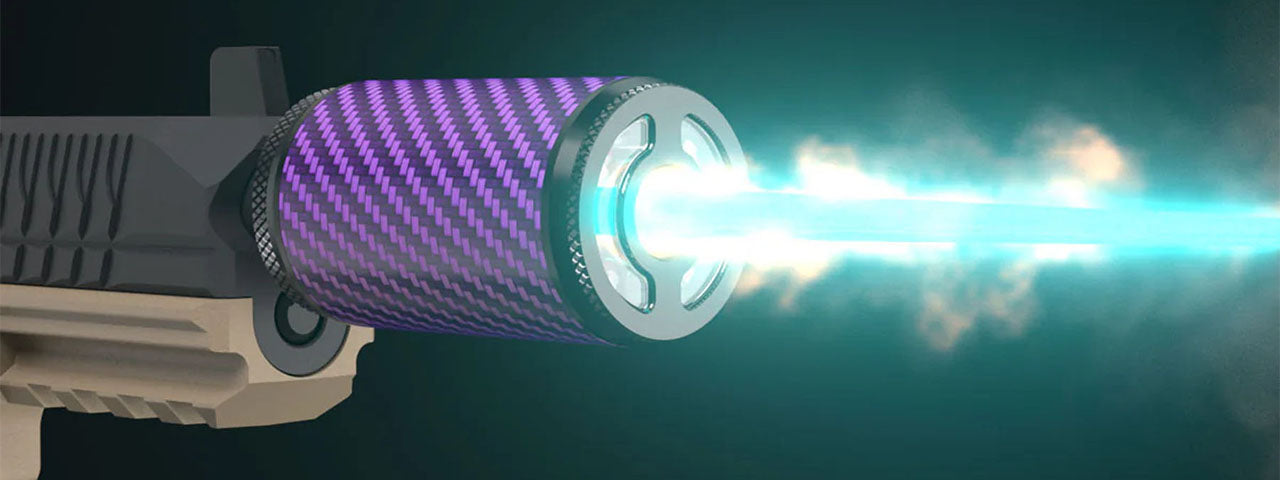 Eshooter Flare Carbon Fiber Tracer Case - (Purple)