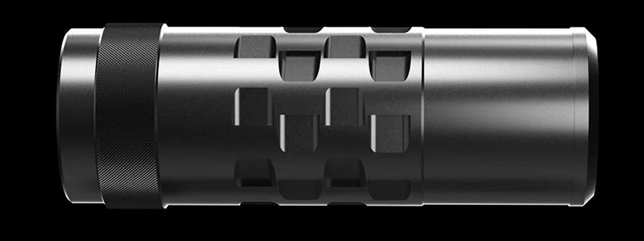 Eshooter Flare Aluminum Alloy Tracer Suppressor Style B Case for Flare M, M BT, and Mono Units - (Black)