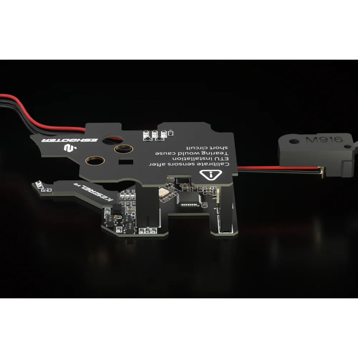 Eshooter Kestrel V2 Electronic Trigger Unit (ETU) for V2 Gearbox AEGs w/ App Control and Smart Features - Front Wired