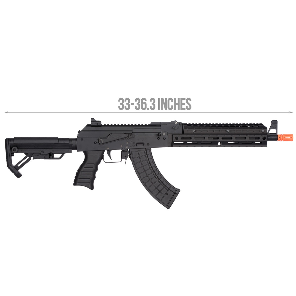 Golden Eagle F6841 AK Full Metal Airsoft AEG Rifle - BLACK