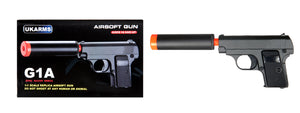 UKARMS G1A Metal Spring Pistol, Black