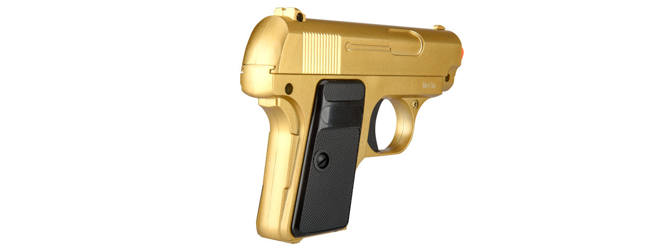G1G Compact Spring Vest Pocket Airsoft Pistol (Gold)