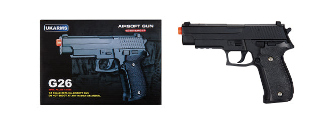 UKARMS G26B Spring Pistol, 8.25