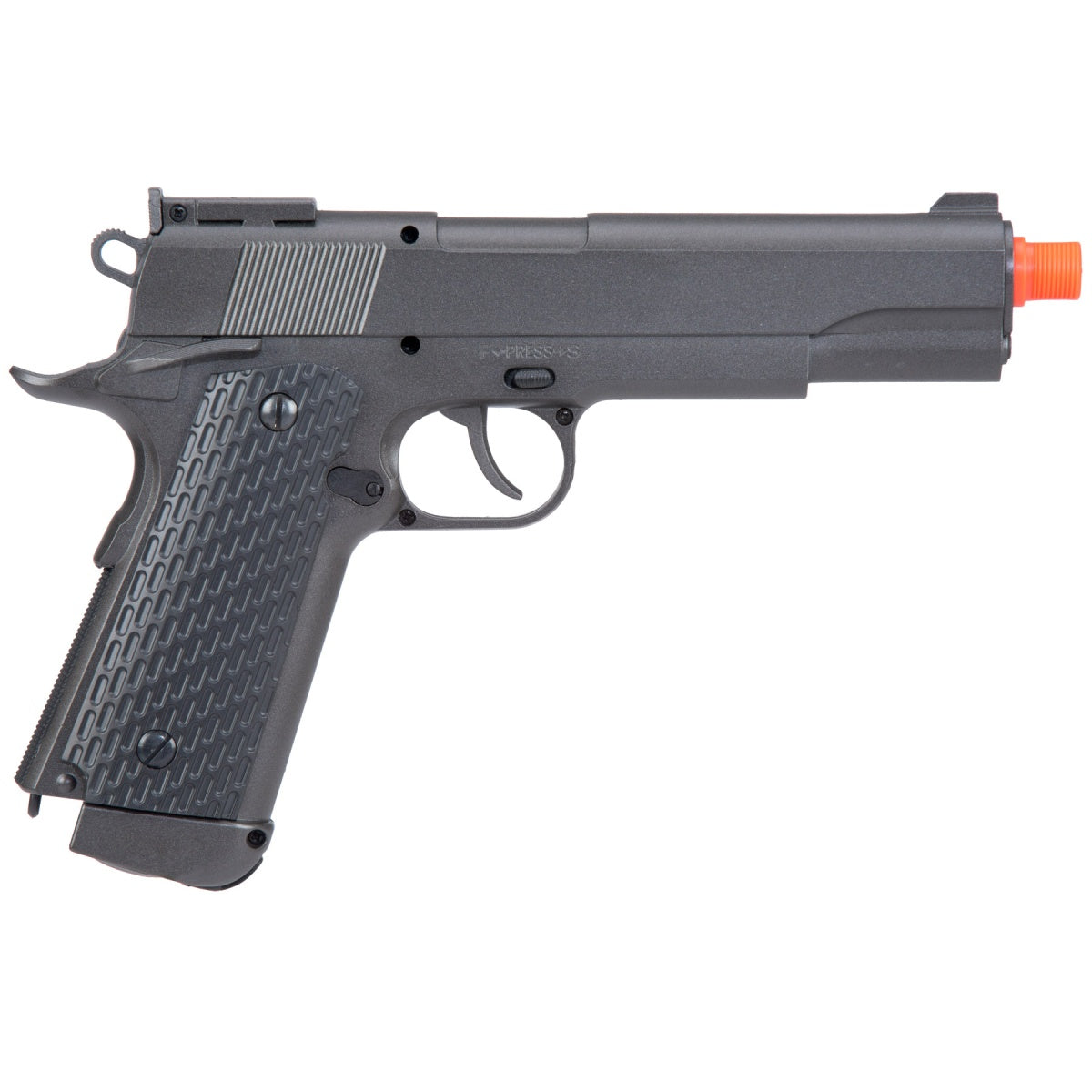 WellFire CO2 Non Blowback 1911 Airsoft Pistol (Color: Gun Metal Gray)