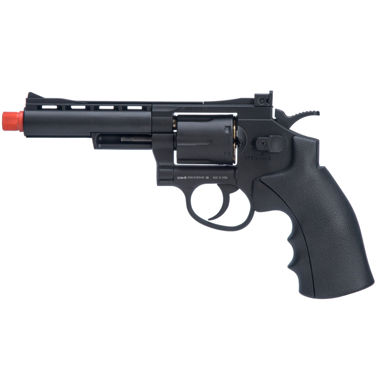 WellFire 9.6" G296B CO2 Swing Out Airsoft Revolver (Color: Black)