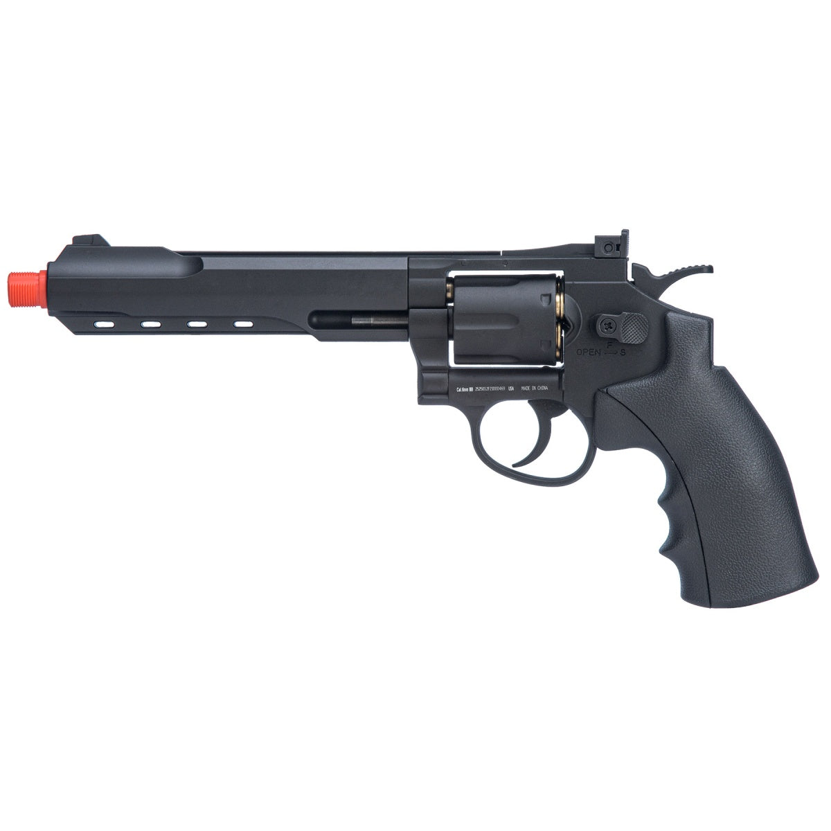 WellFire G296C 12.2" CO2 Swing Out Airsoft Revolver (Color: Black)
