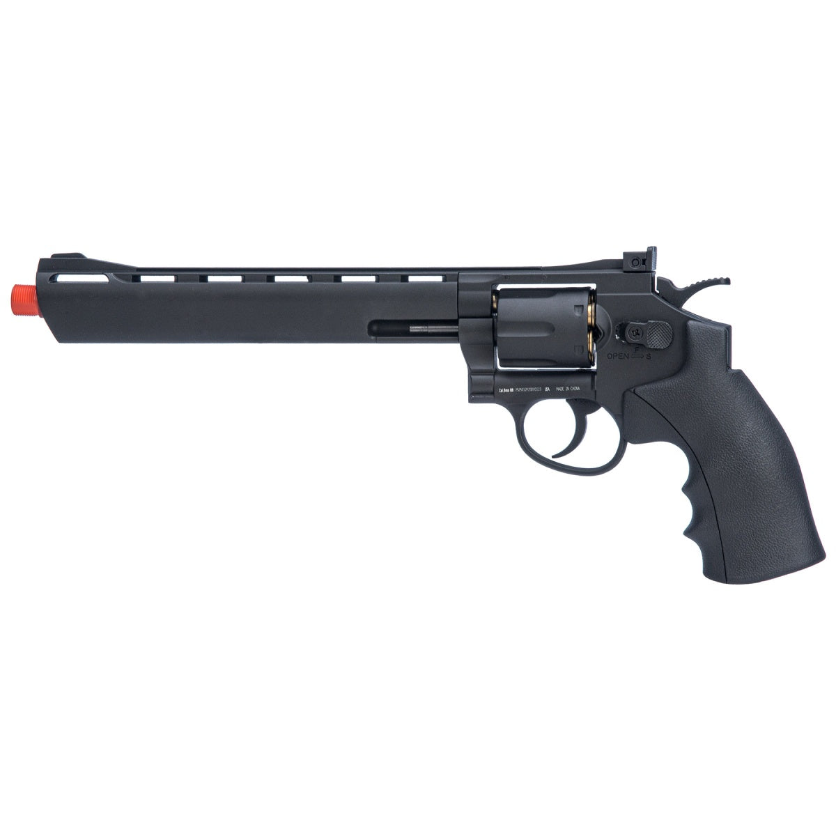 WellFire G296C 13.7" CO2 Swing Out Airsoft Revolver (Color: Black)