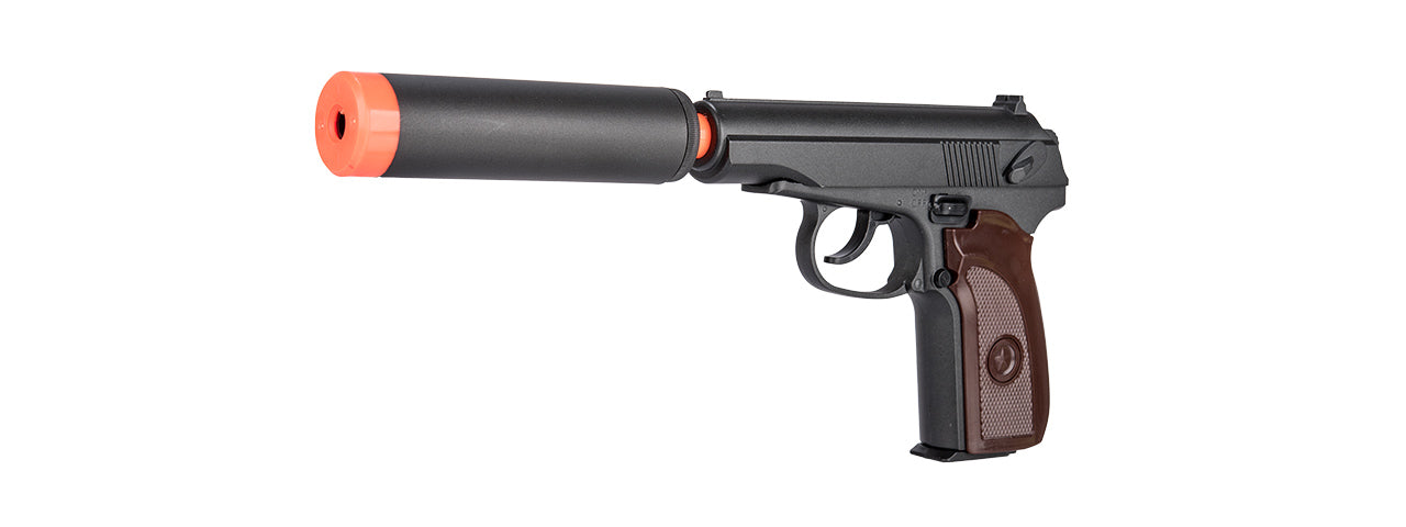 G29A Spring Pistol w/ Suppressor (Black)