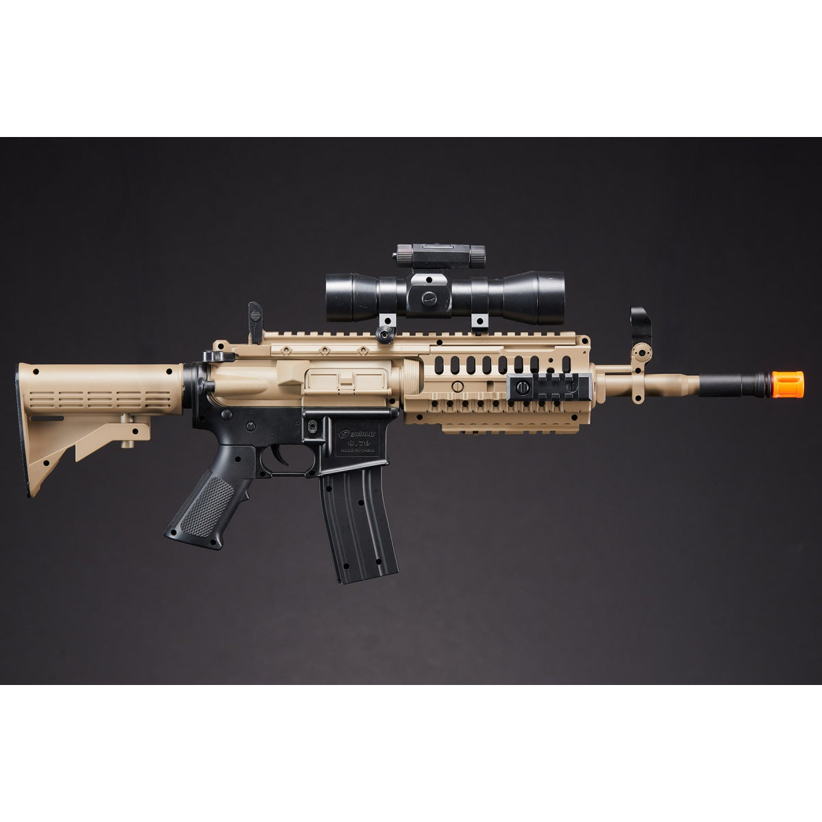 Galaxy G70 AR Interactive Game/Spring Airsoft Rifle - BLACK/DARK EARTH