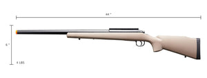 Golden Ball Bolt Action Spring Powered Sniper Rifle - (Tan)