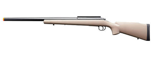 Golden Ball Bolt Action Spring Powered Sniper Rifle - (Tan)