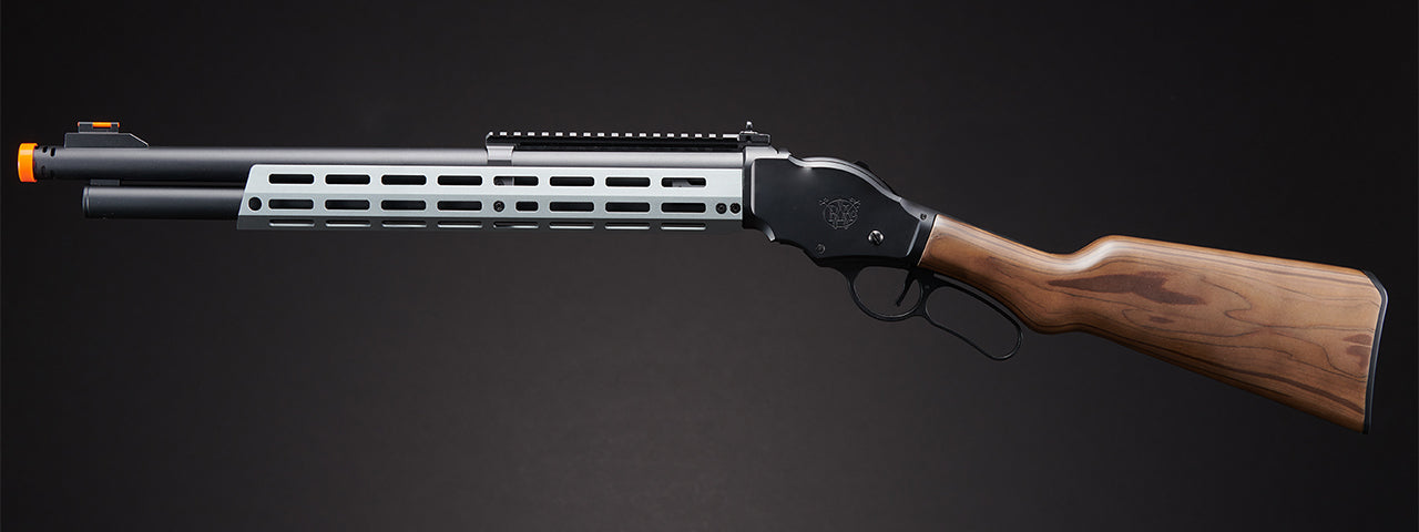 Golden Eagle Alpha Tactical Production A.T.87 Long Barrel Lever Action Gas Shotgun - (Gray)