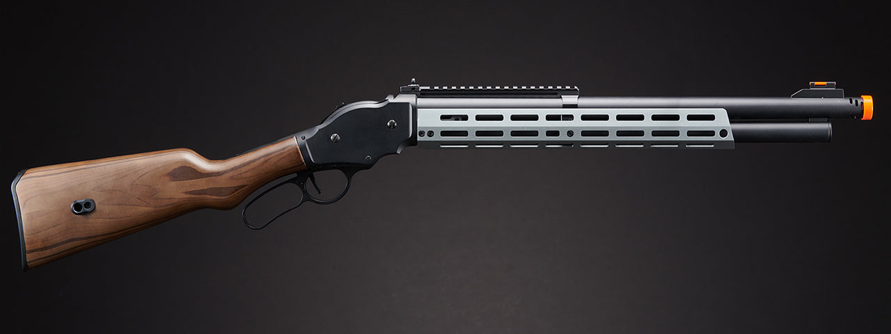 Golden Eagle Alpha Tactical Production A.T.87 Long Barrel Lever Action Gas Shotgun - (Gray)