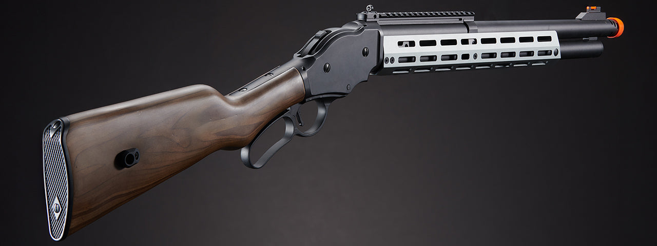 Golden Eagle Alpha Tactical Production A.T.87 Long Barrel Lever Action Gas Shotgun - (Gray)