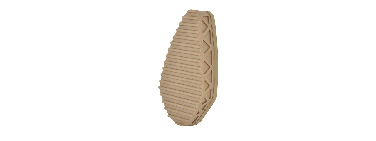 GOLDEN EAGLE AIRSOFT HURRICANE STYLE CRANE STOCK BUTT PLATE - TAN