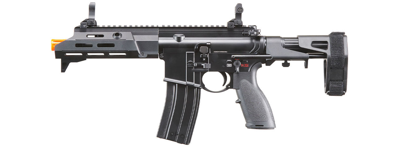 Golden Eagle GBBR Airsoft Rifle w/ 7.5 M LOK Handguard and Mock Amplifier - (Black)