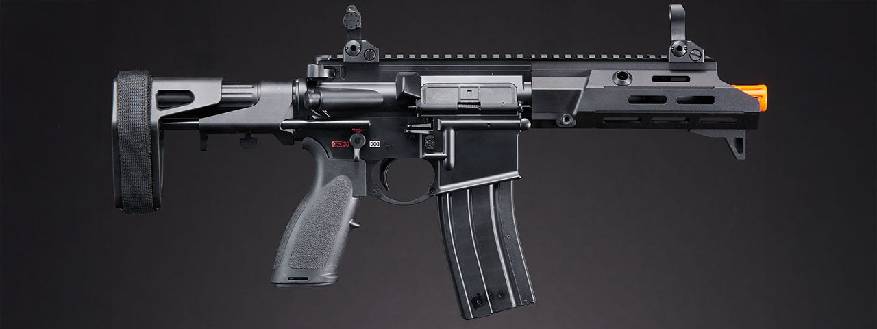 Golden Eagle GBBR Airsoft Rifle w/ 7.5 M LOK Handguard and Mock Amplifier - (Black)