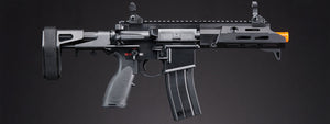 Golden Eagle GBBR Airsoft Rifle w/ 7.5 M LOK Handguard and Mock Amplifier - (Black)