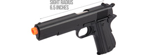 Golden Eagle IMF 3311 1911A1 Gas Blowback Airsoft Pistol (BLACK)