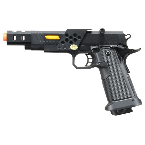 Golden Eagle 3359 Hi-Capa 5.1 Full Metal CNC Gas Blowback Airsoft Pistol - Black