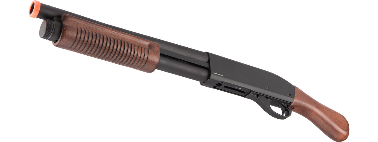 Golden Eagle M870 3/6-Shot Pump Action Gas Airsoft Shotgun Sawed-Off (WOOD)