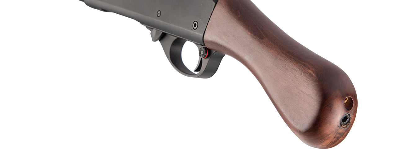 Golden Eagle M870 3/6-Shot Pump Action Gas Airsoft Shotgun Sawed-Off (WOOD)