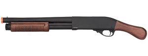 Golden Eagle M870 3/6-Shot Pump Action Gas Airsoft Shotgun Sawed-Off (WOOD)