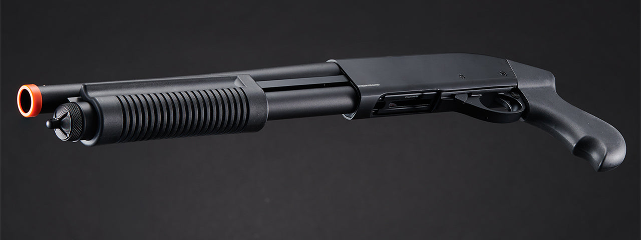 Golden Eagle M8881 3/6-Shot Pump Action Gas Airsoft Sawed-Off Shotgun - (Black)