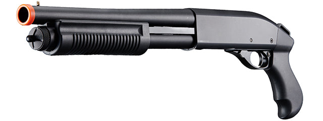 Golden Eagle M8881 3/6-Shot Pump Action Gas Airsoft Sawed-Off Shotgun - (Black)