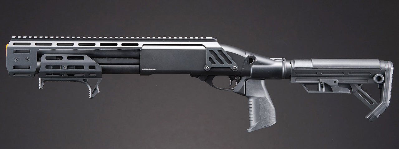 Golden Eagle Alpha Tactical Production A.T.P. Doomsday Gas Pump-Action Shotgun - (Black)