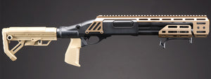 Golden Eagle Alpha Tactical Production A.T.P. Doomsday Gas Pump-Action Shotgun - (Tan)