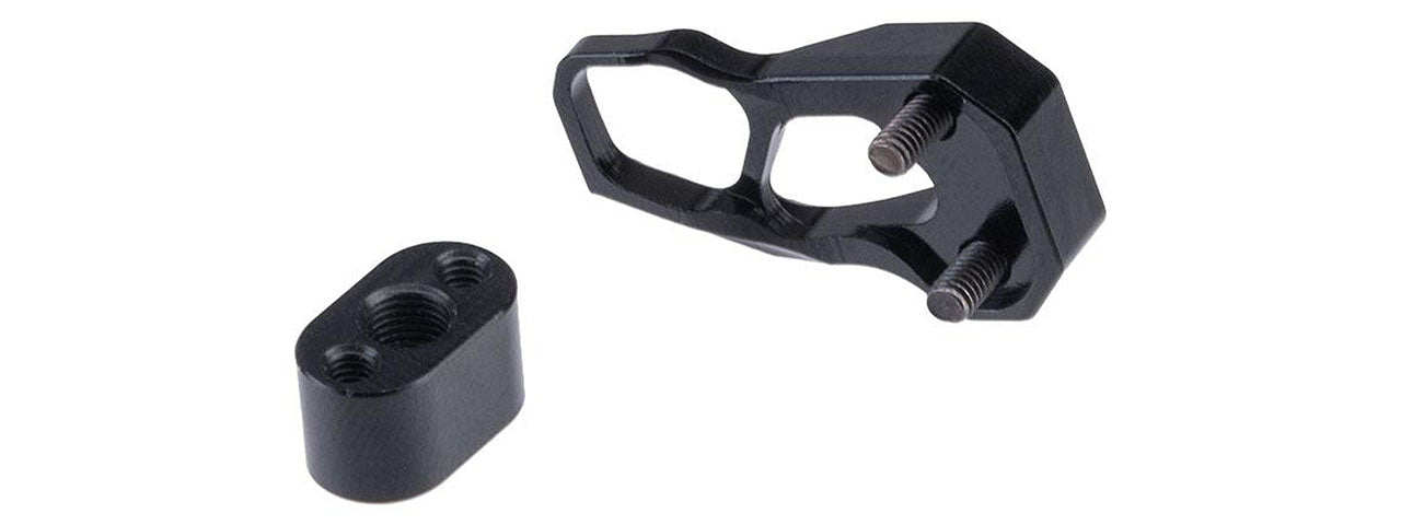 Guns Modify CNC Aluminum Magazine Release Extension For Tokyo Marui MWS M4 M16 GBBR - (Black)