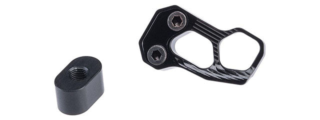 Guns Modify CNC Aluminum Magazine Release Extension For Tokyo Marui MWS M4 M16 GBBR - (Black)