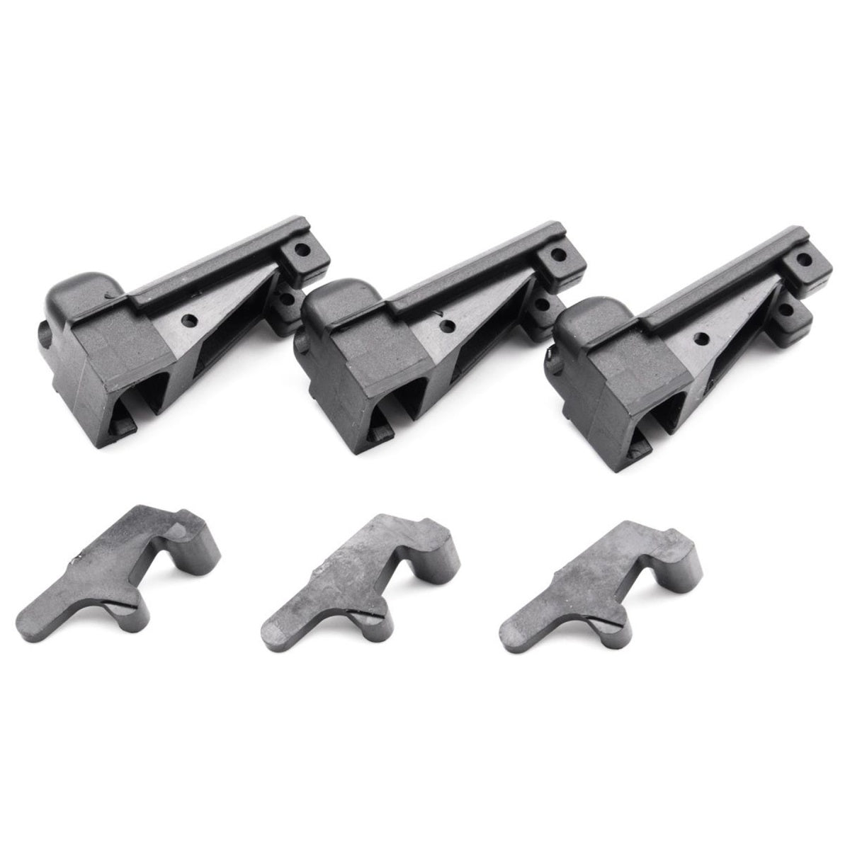 Guns Modify EVO High Tenacity Magazine Lip Set for GM/HA/Tokyo Marui M4 MWS GBBR - (Black)