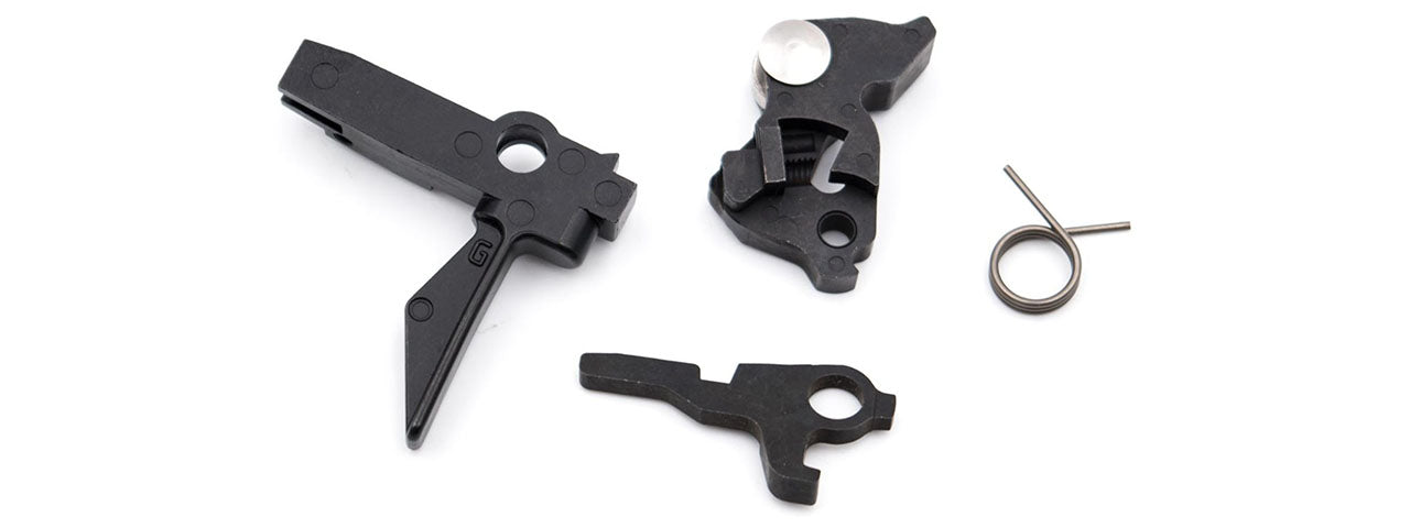 Guns Modify EVO Steel 100-180% Adjustable Hammer w/ GEI Style Trigger for Tokyo Marui M4 MWS GBBR - (Black)