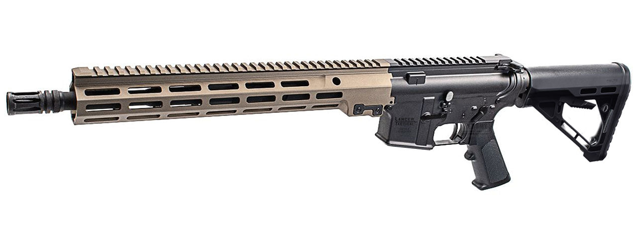 Lancer Tactical URGI 14.5 MWS Gas Blowback Rifle By Guns Modify - (Black)