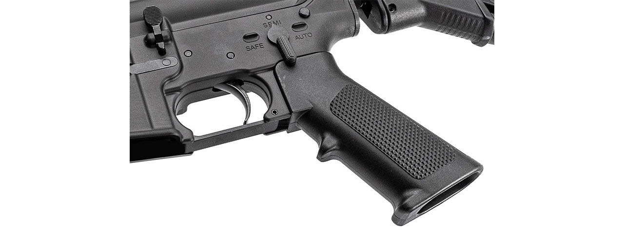 Lancer Tactical URGI 14.5 MWS Gas Blowback Rifle By Guns Modify - (Black)