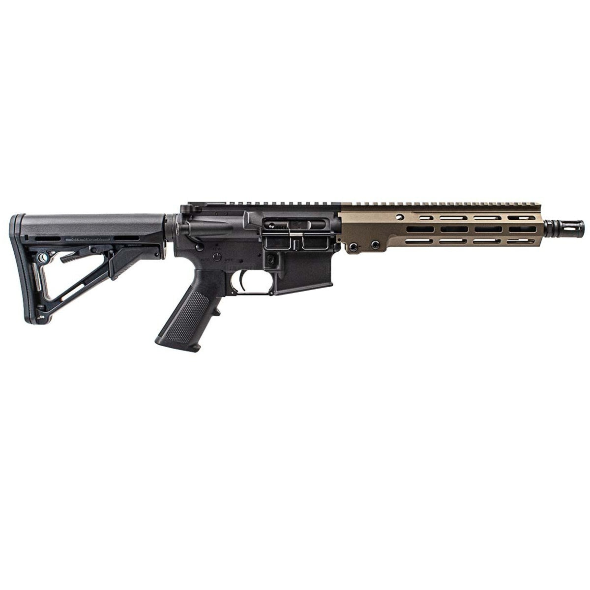 Lancer Tactical URGI 10.5" MWS Gas Blowback Rifle By Guns Modify - (Black/Tan)