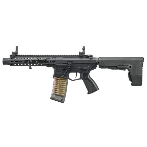 G&G CM16 GMS STRIKER Folding MLOK M4 AEG Airsoft Rifle w/ GATE ASTER - (Black)