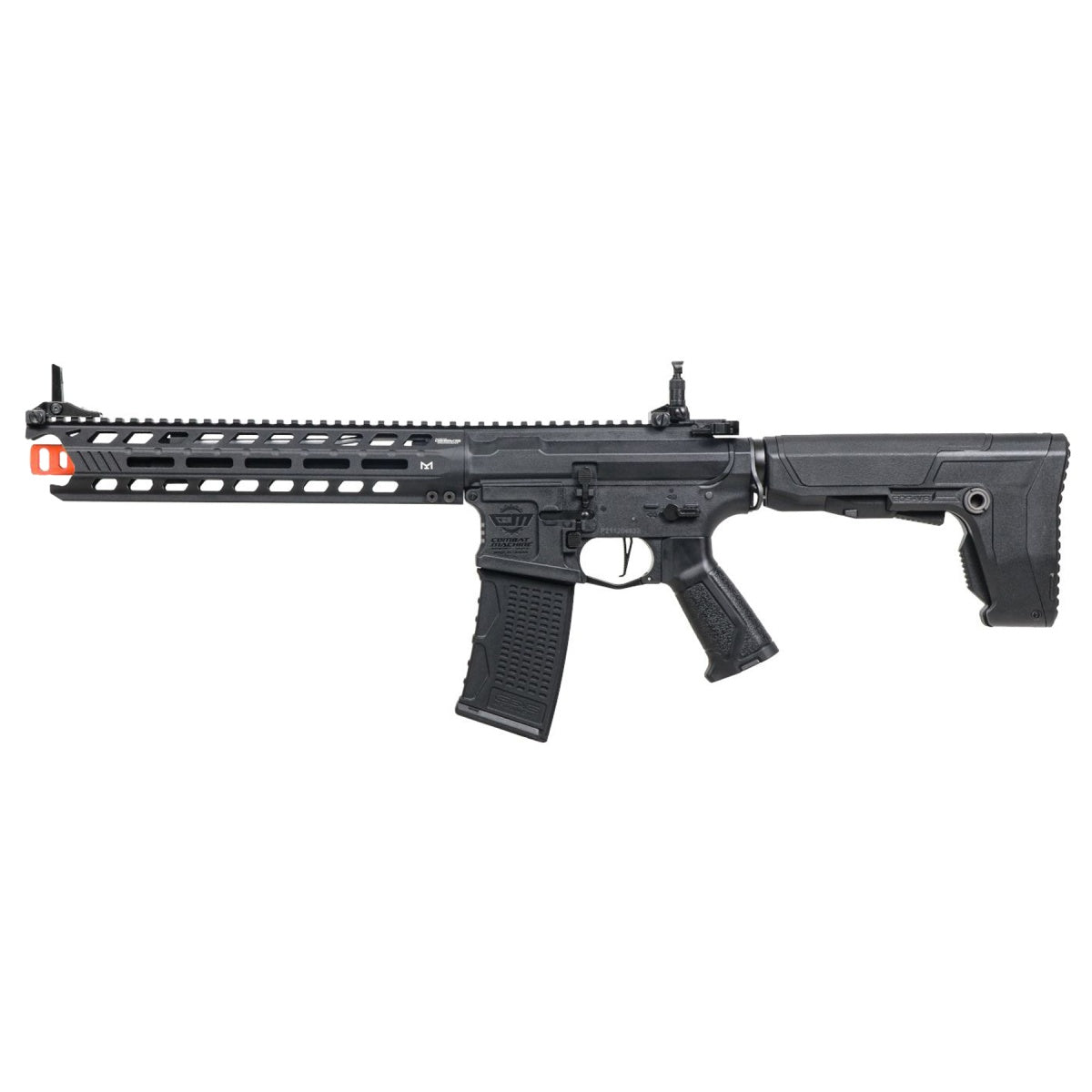 G&G Combat Machine CM16 Predator M4 Airsoft AEG Rifle with 12" M-LOK Handguard (Color: Black)