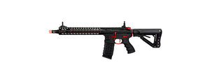 G&G Combat Machine CM16 SRXL M4 Airsoft AEG Rifle - BLACK/RED