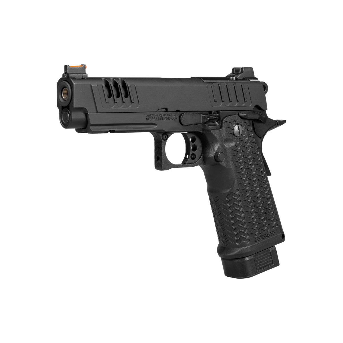 G&G STP45 PRO 7.4" Hi-Capa GBB Airsoft Pistol - (Black)