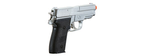 HFC AIRSOFT PREMIUM SPRING SIDE ARM PISTOL - SILVER
