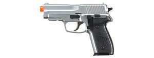 HFC AIRSOFT PREMIUM SPRING SIDE ARM PISTOL - SILVER