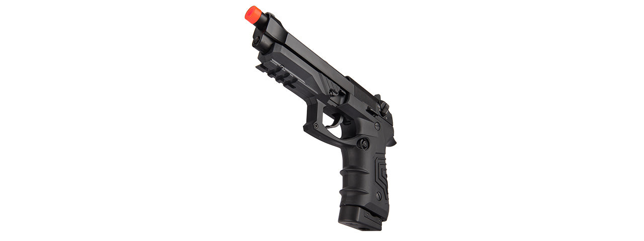 HCA-173BBB HG-173 M92 CO2 BLOWBACK SEMI/FULL AUTO AIRSOFT PISTOL (BLACK)