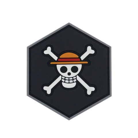 Hex PVC Patch One Piece Straw Hat Logo