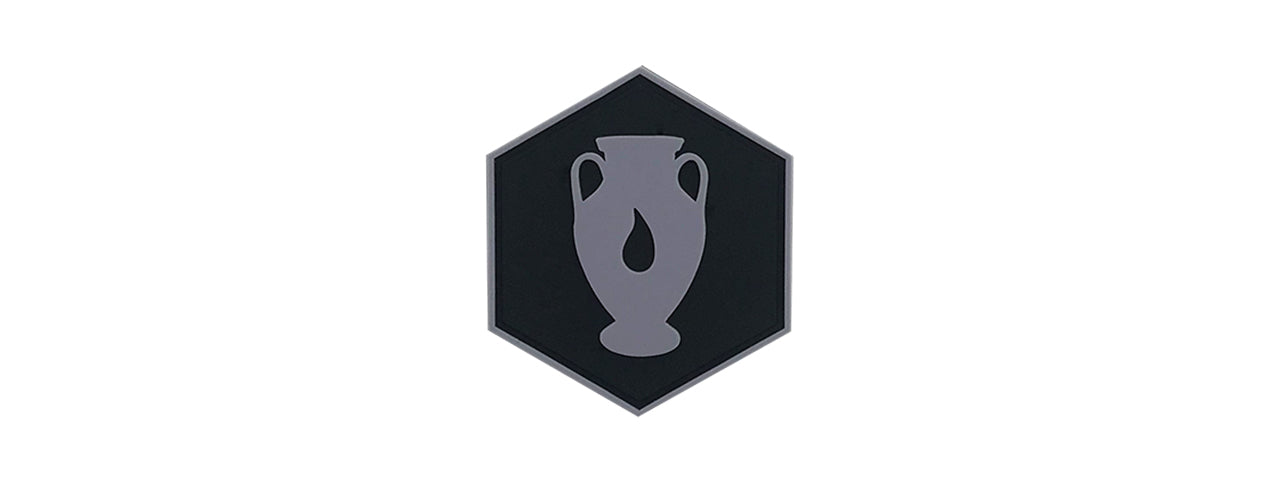 Hexagon PVC Patch Zodiac Sign Aquarius