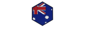Hexagon PVC Patch Australia Flag