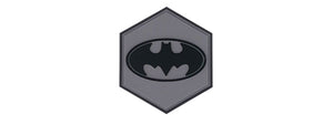 Hexagon PVC Patch Batman Logo